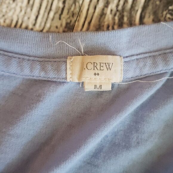 J.Crew Blue tshirt. Short sleeve. Super Comfy. - Picture 5 of 5